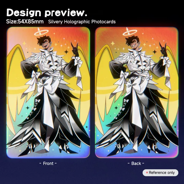 Adam in RIBBON HEART PARLOR Holographic Photocards
