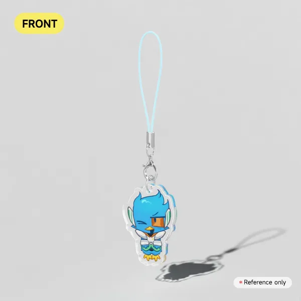 DELTARUNE ✦ Dark world Berdly chibi Phone Charm