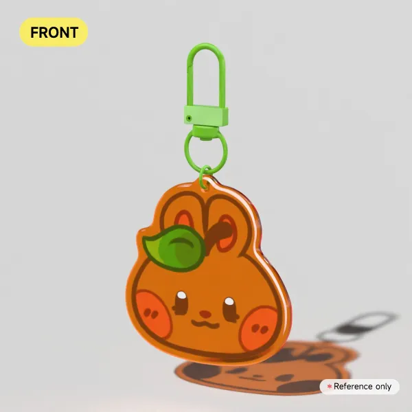 Orange Leebit Keychain