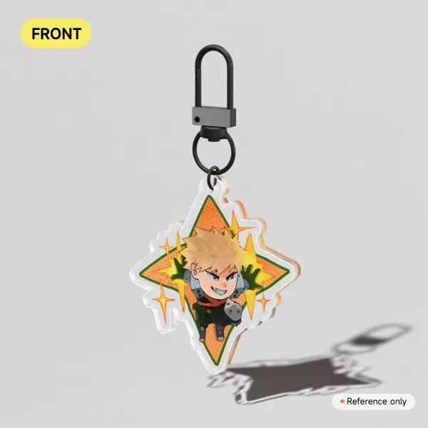 Bakugo My Hero Academia Fanart Acrylic Keychain