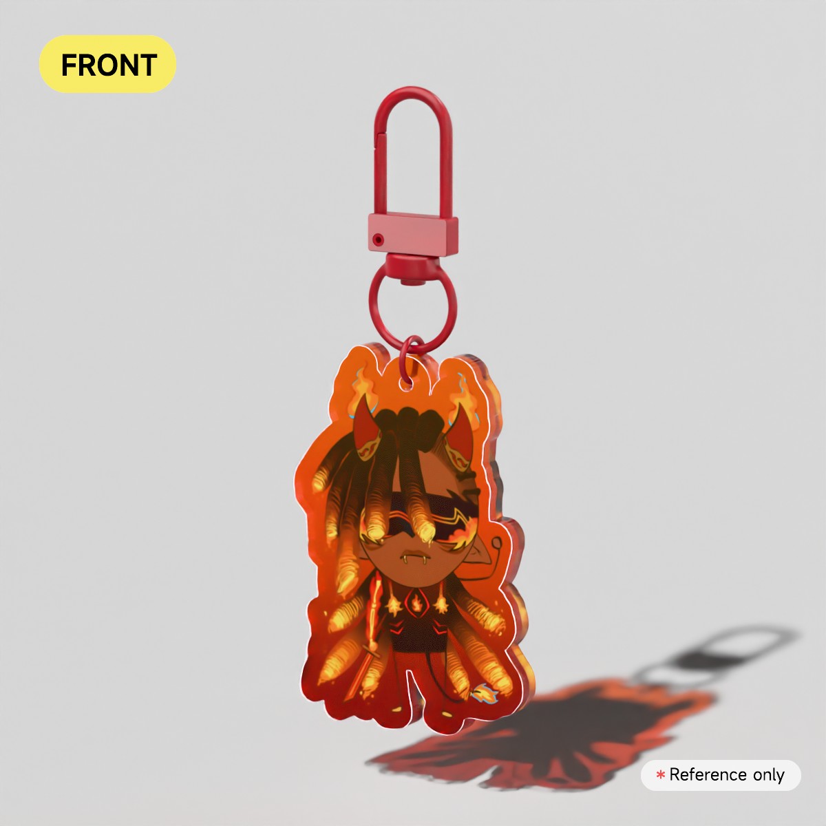 Mini FlameFrags Acrylic Keychains
