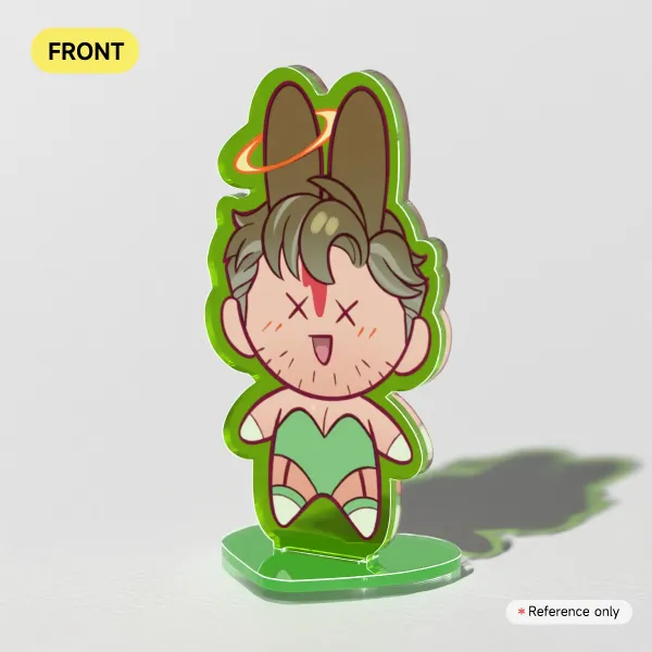 Angel Bunny Night Light Clear Acrylic Standees
