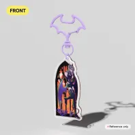 Locke Halloween Single-side Rounding Acrylic Keychains