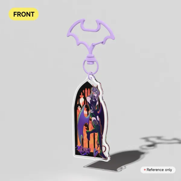 Locke Halloween Single-side Rounding Acrylic Keychains