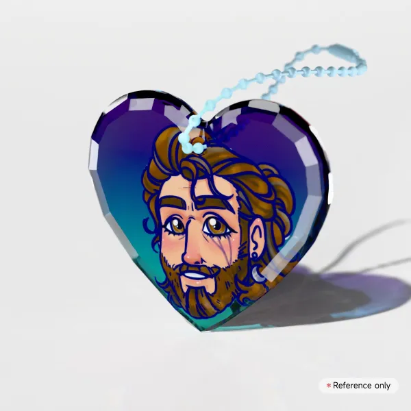 Gale Thick Acrylic Block Keychains