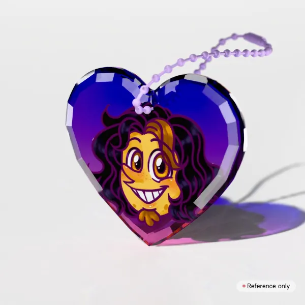 Alan Thick Acrylic Block Keychains
