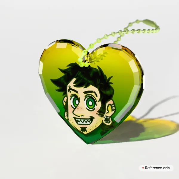 Dan Thick Acrylic Block Keychains