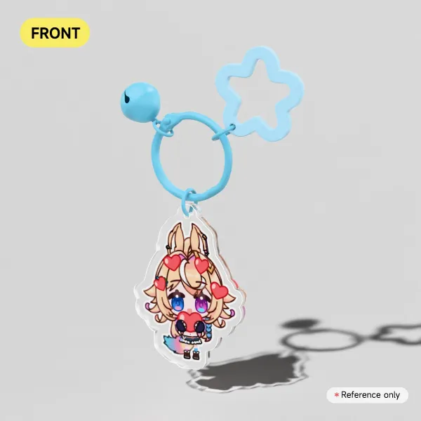 Mo's Lil Heart Acrylic Keychains