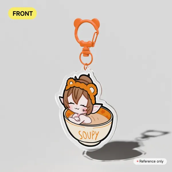 Pocket Soupy Acrylic Keychain