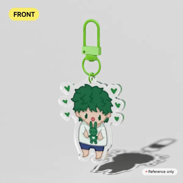 Green Hero Student Acrylic Keychain