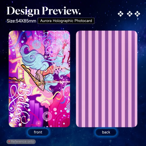 Celeste Aurora Holographic Photocard