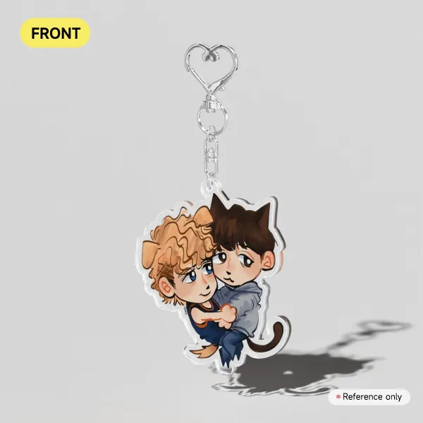 puppy and kitty ryanaim keychain! leviticus