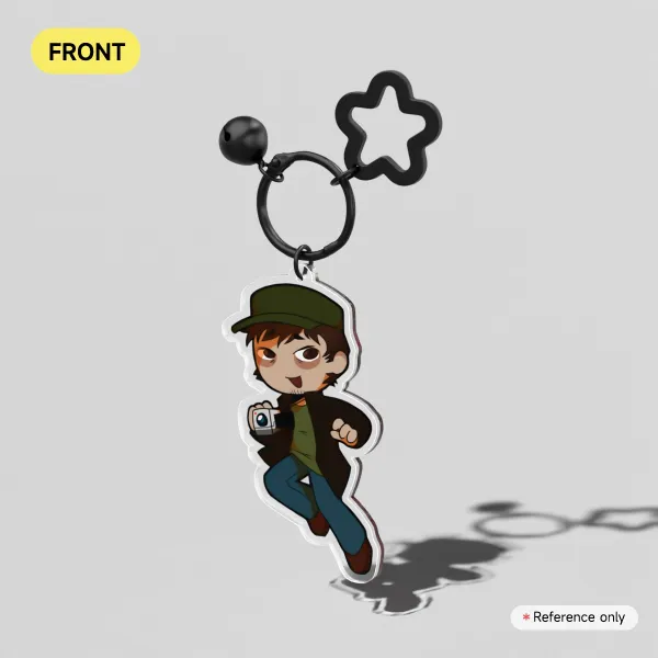 Jay Merrick Marble Hornets Acrylic Keyring