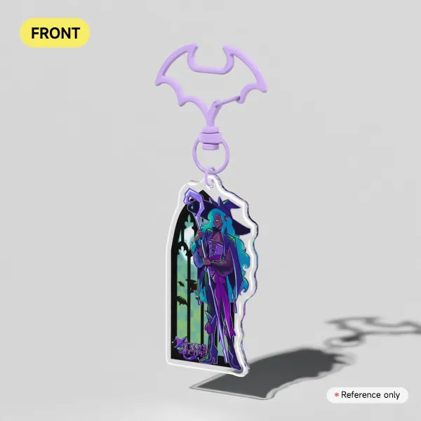 Armand Halloween Single-side Rounding Acrylic Keychains