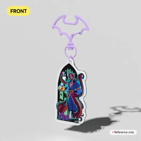 Sevan Halloween Single-side Rounding Acrylic Keychains