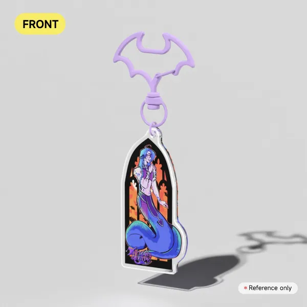 Urshi Halloween Single-side Rounding Acrylic Keychains