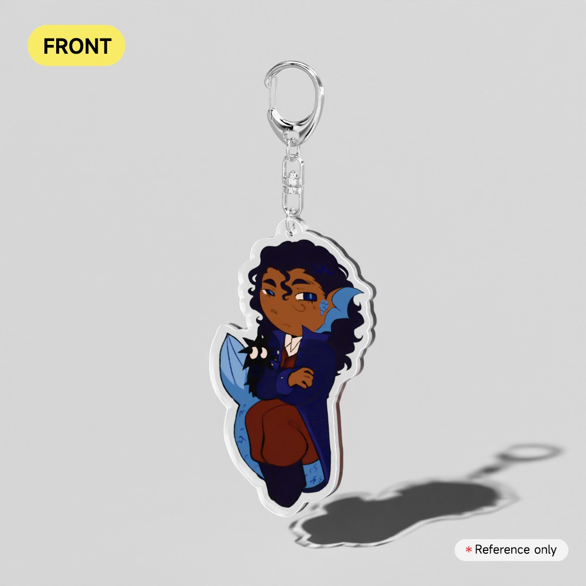 Devo La Main keychain