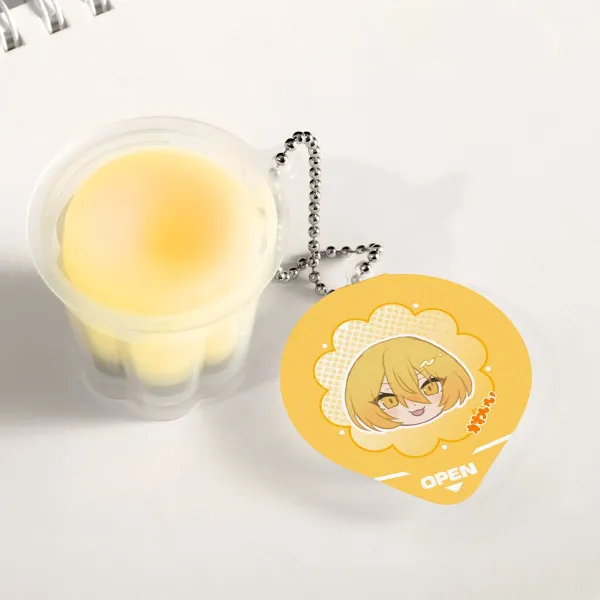 Squishy Pudding Jelly Keychain Don Quixote