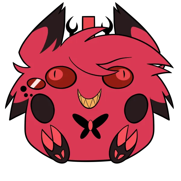 Alastor Plush Coin Purse Keychains