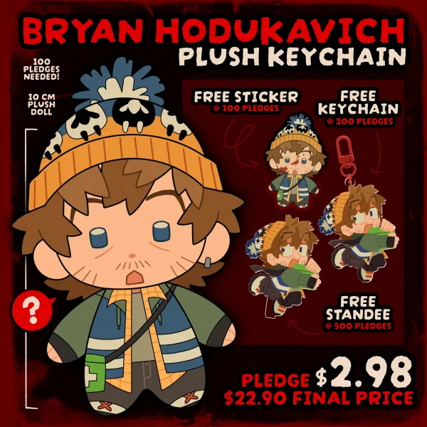 bryan hodukavich plushie [ RESIDENT EVIL ]