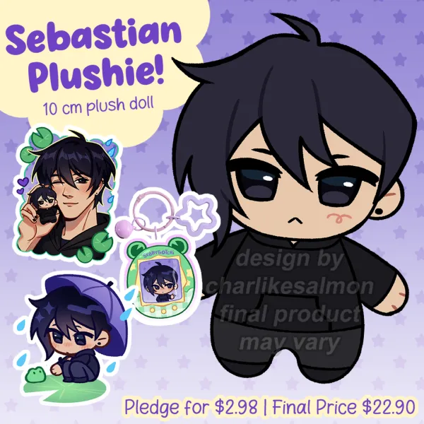 Sebastian Stardew Valley Plushie