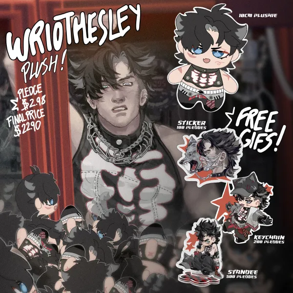 Rock Star Wriothesley Plushie