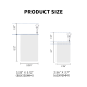 Acrylic Photocard Keychains Size