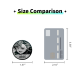 Custom Round Metal Badge Size Comparison