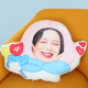 Custom Idol Shaped Cotton Throw Pillow