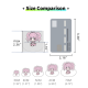 Shake Acrylic Stand Size Comparison