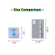 Square Fridge Magnets Size Comparison