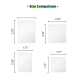 Acrylic Stamp Size Comparison