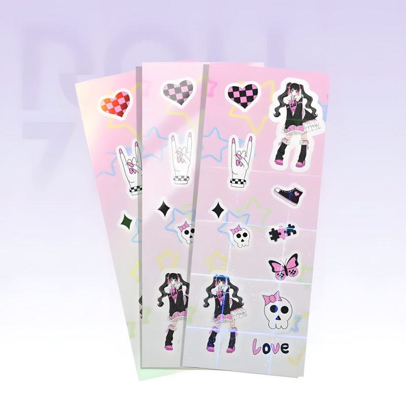 Custom Coated Paper Sticker Sheet