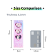 Bookmark Size Comparison