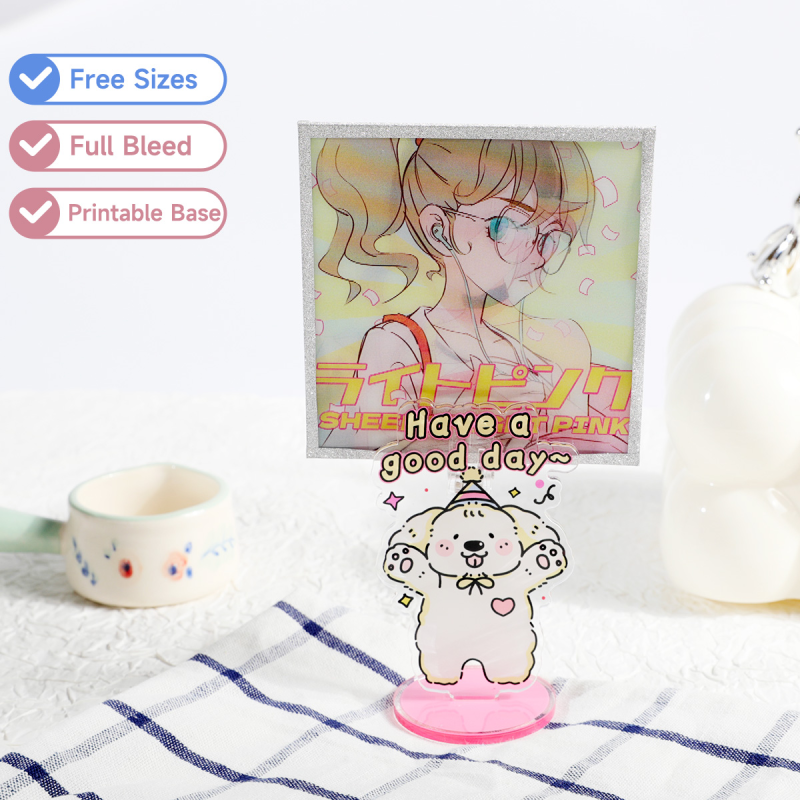 Custom Clear Acrylic Clip Standees