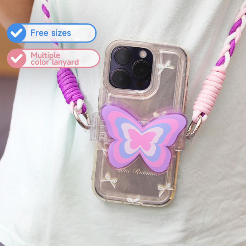 Custom Acrylic Phone Clip with Lanyard