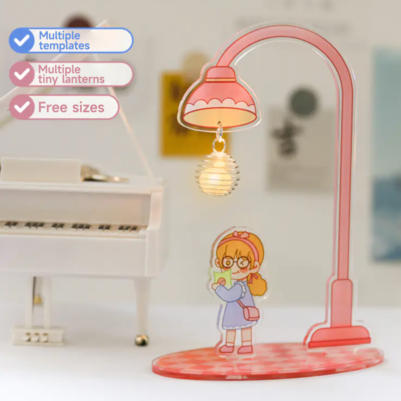 Custom Portable Lamp Acrylic Standees
