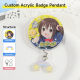 Custom Acrylic Badge Pendant